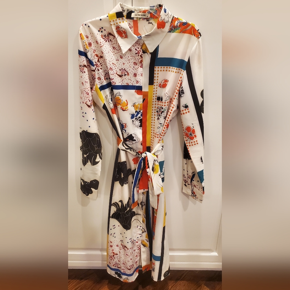 Patterned SoVogue Midi Dress